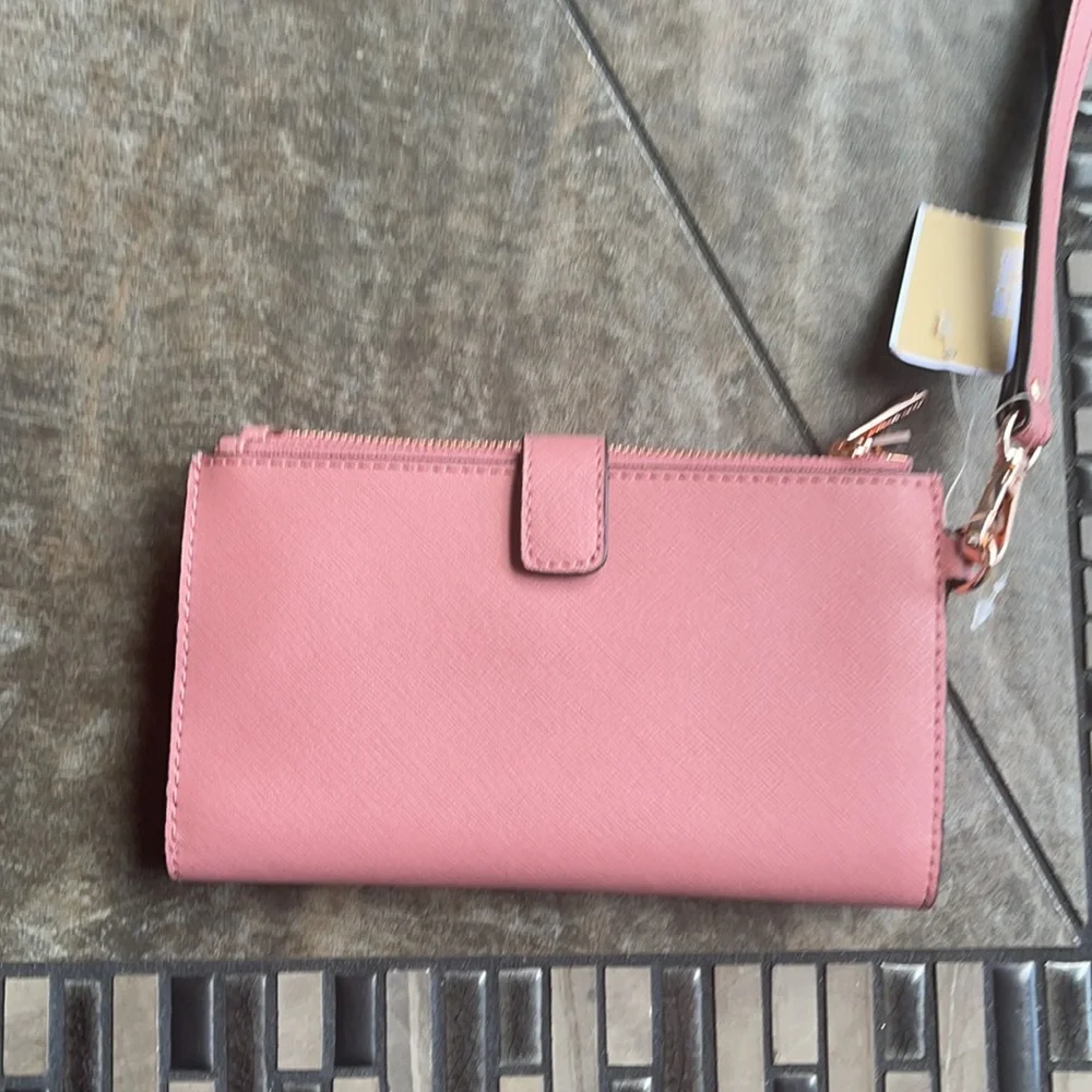 MICHAEL KORS LG DOUBLE ZIP WRISTLET RACING GREEN